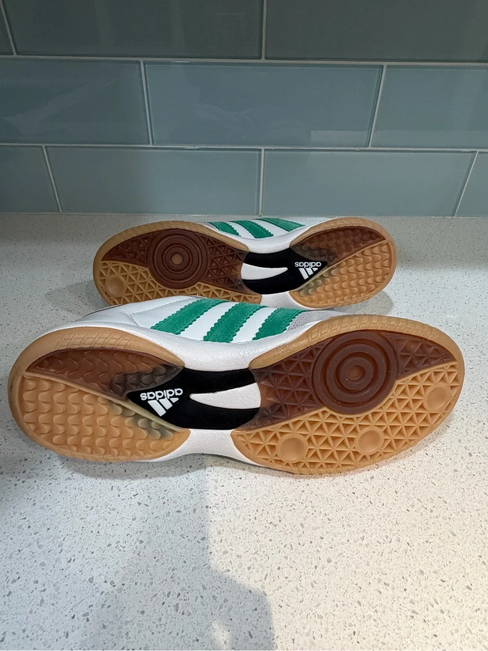 Adidas Samba MN ID3922 Cloud White Green Gum Men’s US 8 Women’s 9-9.5 Premium - Picture 9 of 14